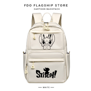 史迪仔Stitch书包初中生男女小学生百搭日系史迪奇大容量双肩背包