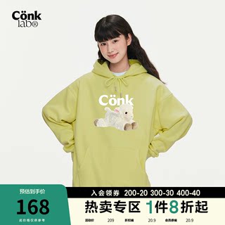 CONKLAB无性别小羊重磅连帽卫衣男外套春秋季潮牌宽松情侣装帽衫