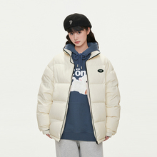 conklab冬季新款基础宽松logo潮流羽绒服宽松加厚短款面包服外套