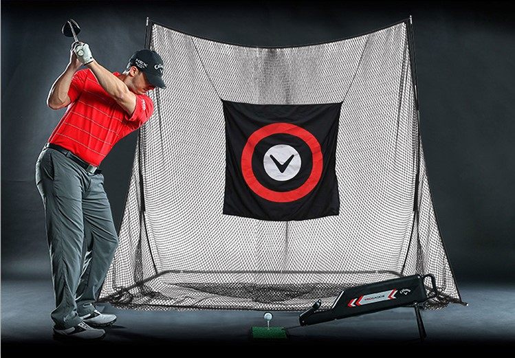 高尔夫打击网三件套打击笼套装GOLF自动收出球Callaway卡拉威包邮