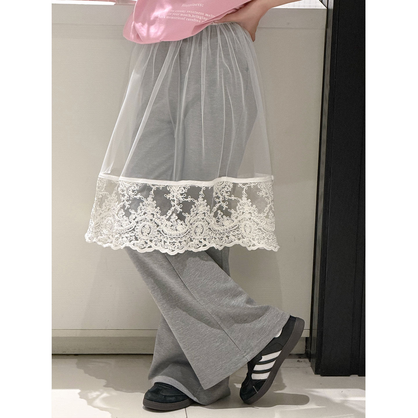 PAUL童装 芭蕾风蕾丝网纱屁帘裙子女童半身裙春夏装2026新款儿童,童装/婴儿装/亲子装,半身裙,淘宝优惠券,粉丝福利购,淘宝优惠卷