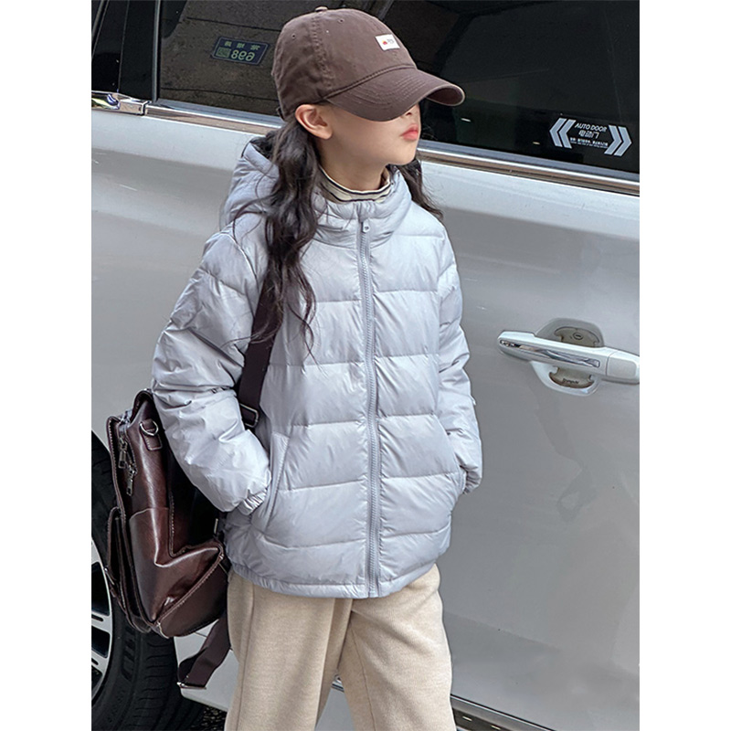 韩国女童轻薄羽绒服秋冬装儿童