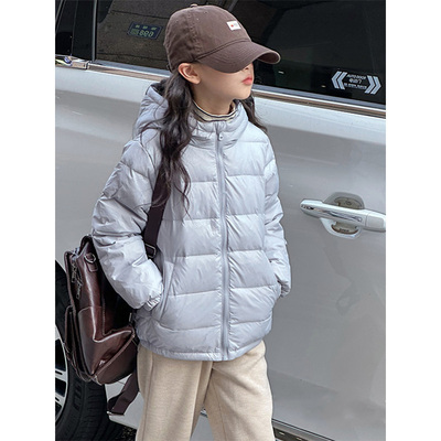 韩国女童轻薄羽绒服秋冬装儿童