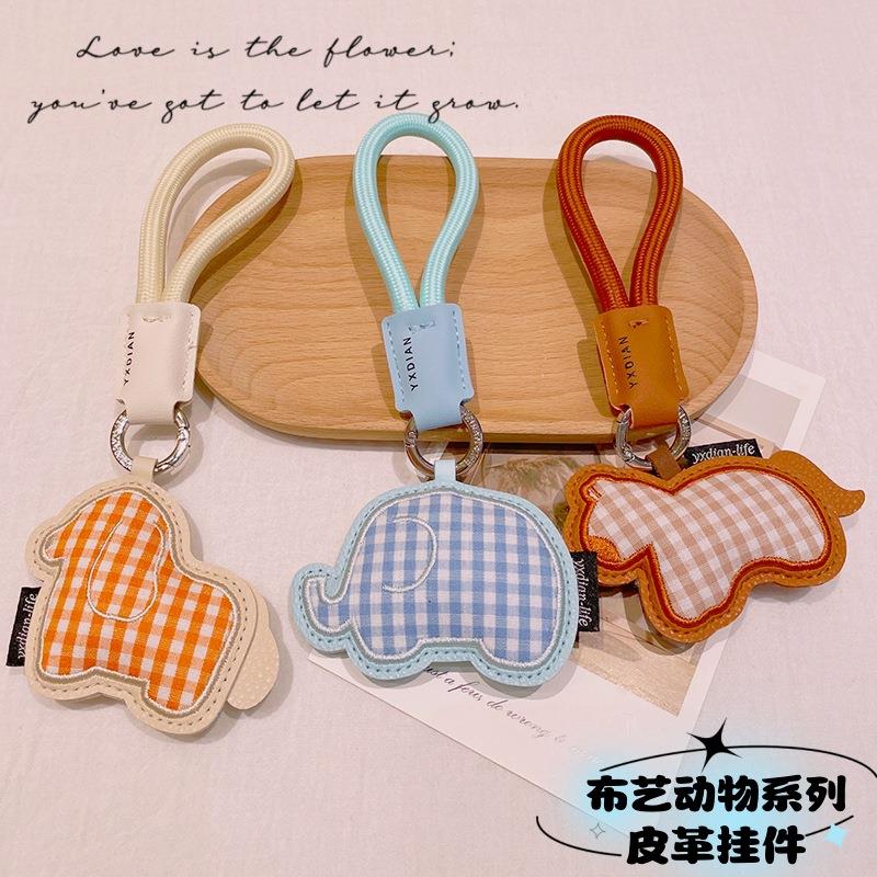新款布艺系列皮革马挂件钥匙扣