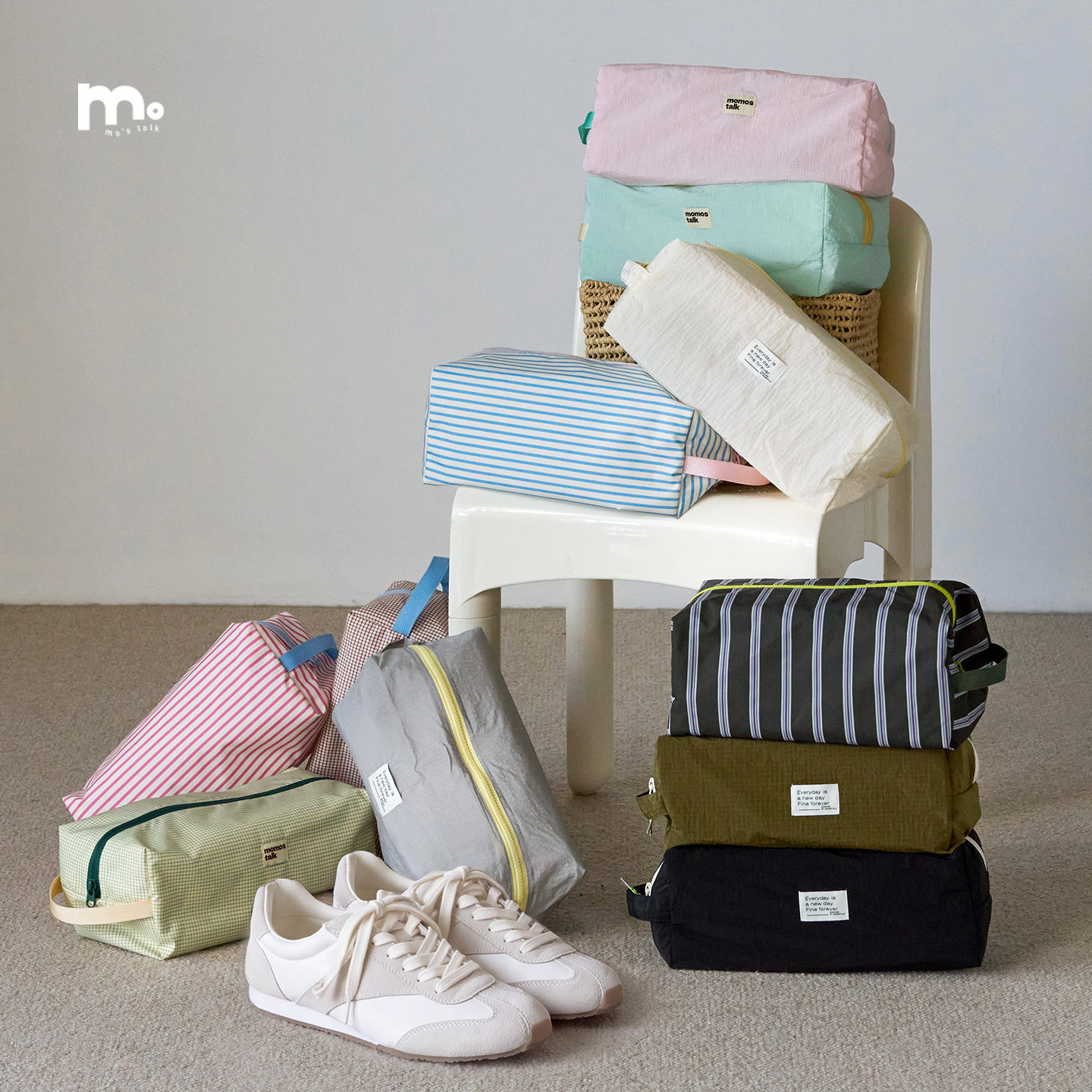 莫语防水鞋袋旅行收纳袋鞋套出行化妆品分装收纳袋轻薄防污便携式