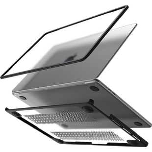 美国switcheasy适用2025款m5苹果macbook pro14寸air13笔记本15电脑M4保护壳mac轻薄软边防摔套13.6磨砂透明