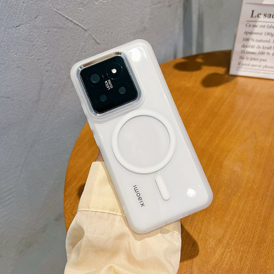 适用小米14简约全包磁吸充电
