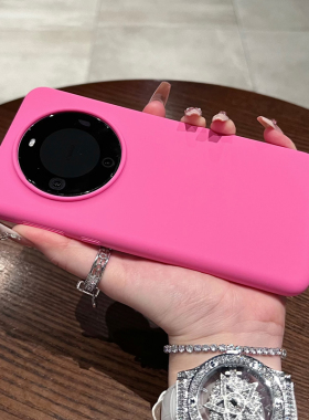 火星粉适用华为mate60手机壳液态硅胶80rs保时捷软5新款4女3纯色pura70pro+全包防摔ultra男耐脏nova12保护套