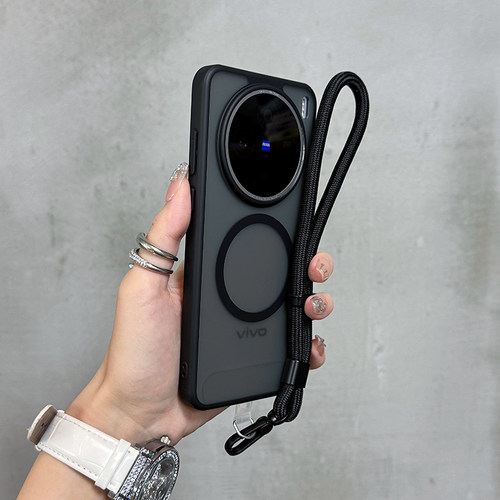 简约带挂绳适用vivox200s手机壳