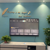 陪伴是最长情 饰 告白轻奢木质立体字母墙贴温馨创意电视背景墙装