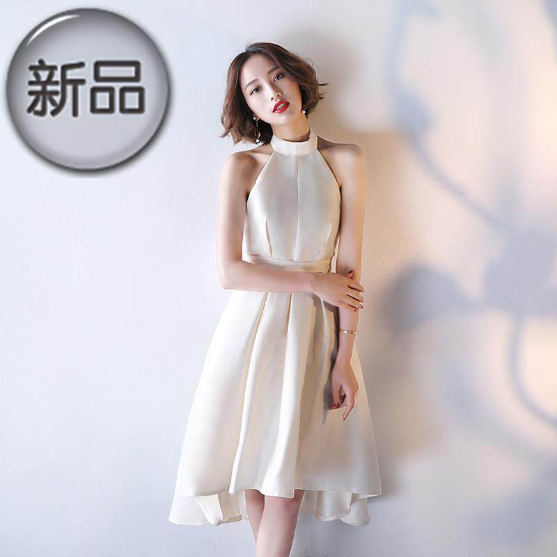 姐妹裙畢業團伴娘服伴娘2019服伴娘裙緞面短款新款s小禮服夏禮服在類目 女裝/女士精品, 婚紗/旗袍/禮服, 禮服/晚裝中 - 來自Buy2taobao.com提供專業的淘寶代購服務