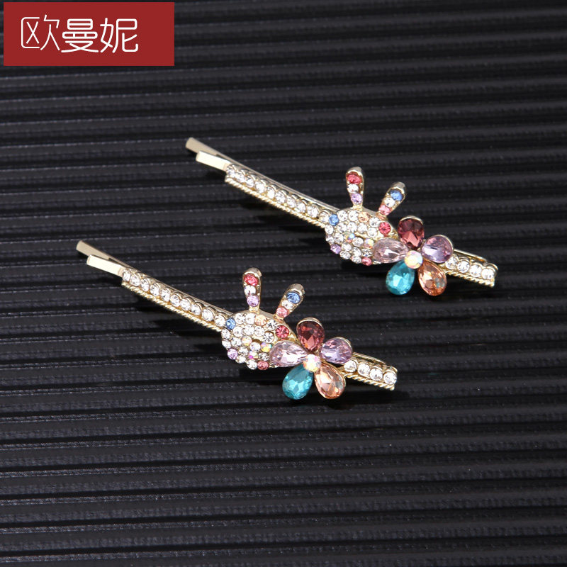 发夹后脑勺耳边发卡边夹女韩国卡子一字夹简约少女优雅侧边刘海夹,饰品/流行首饰/时尚饰品新,发饰,淘宝优惠券,粉丝福利购,淘宝优惠卷