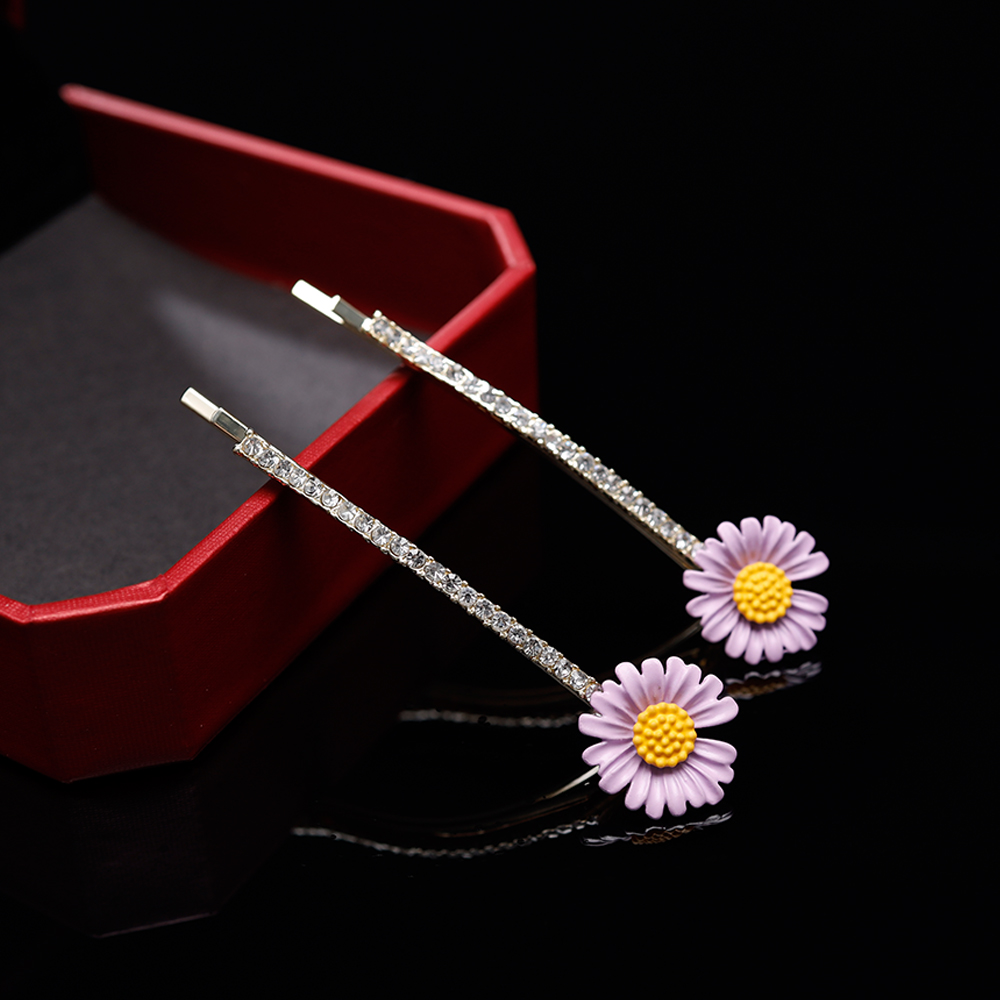 欧曼妮小雏菊一字夹侧边刘海夹