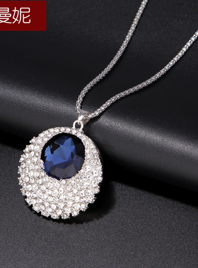 欧曼妮转运珠毛衣链简约百搭