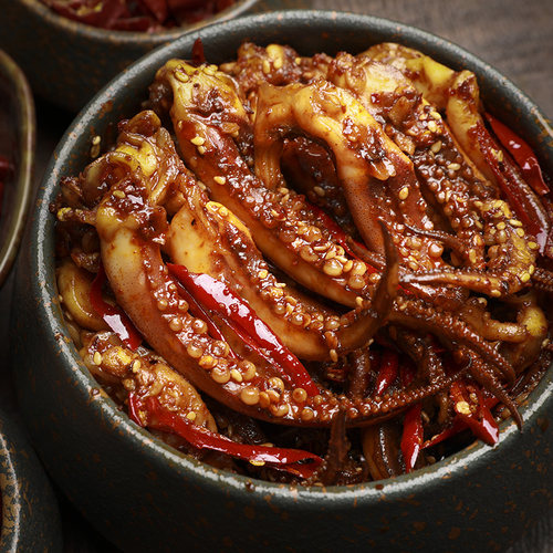 三十年技艺！冷吃大鱿鱼须即食