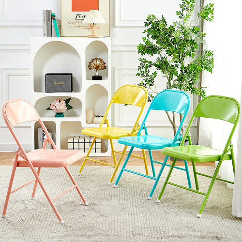 铁艺折叠椅便携成人餐椅网红拍照