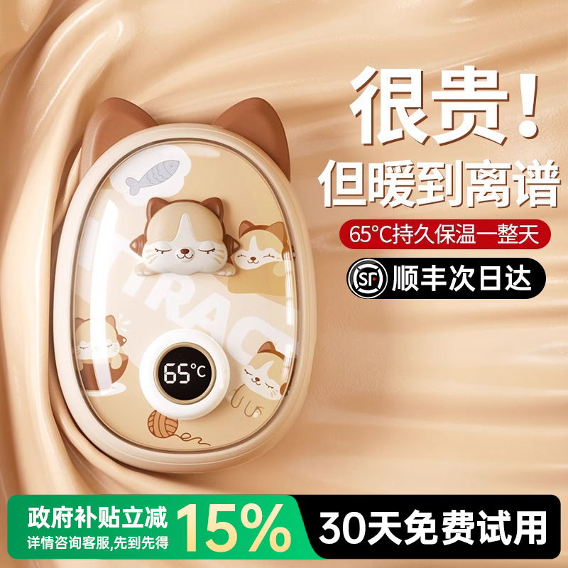 顺丰次日达丨免费专属刻字暖手宝