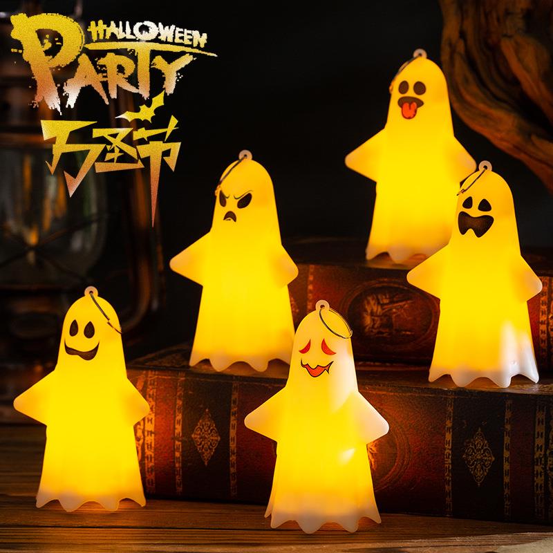 Halloween decoration ornament, hand-held pumpkin lantern