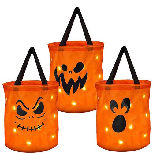 Handheld Pumpkin Bag Halloween Birthday Gift Bag手提南瓜袋