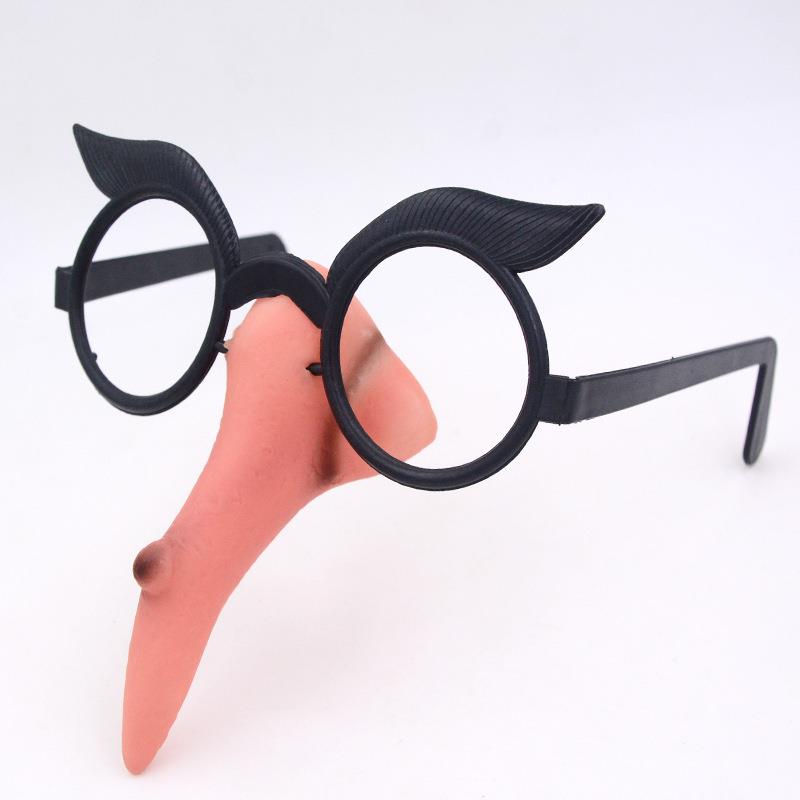 Halloween costume witch nose frame set万圣节装扮巫婆鼻子镜框