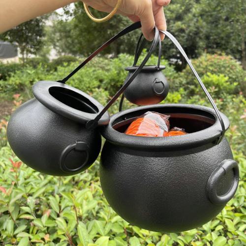 Halloween Witch Pot Fire Bucket Decoration万圣节女巫火焰桶