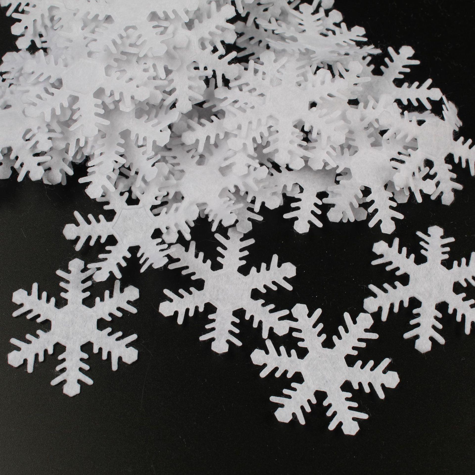 DIY Accessories 3.5cm4cm Non woven Flower Slices Christmas