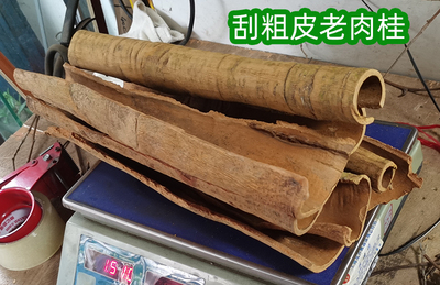 专售几十年老树无硫原味精选母桂树老桂皮刮表面糙皮500g罗定肉桂