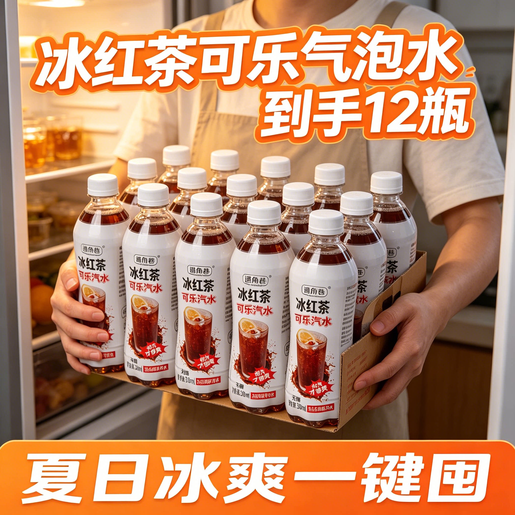 冰红茶可乐气泡水饮料夏季优惠装