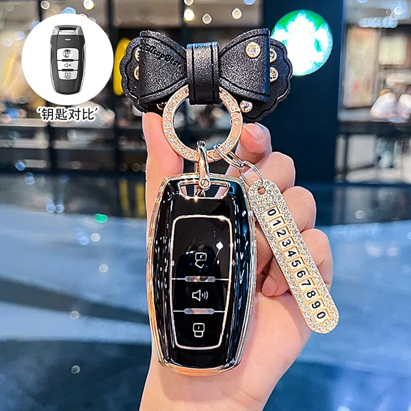 适用哈弗h6钥匙套H2S哈佛m6赤兔f7x汽车h9代大狗h8扣h7锁匙套