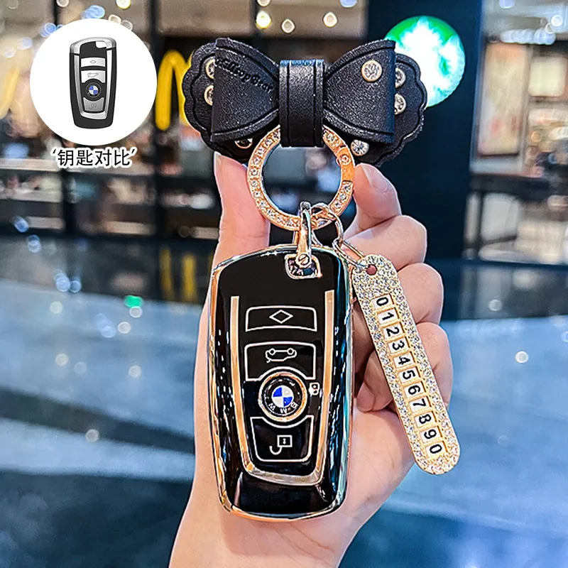 适用于宝马钥匙套5系3系gt老款1系525包535X3X4车 320li壳7系扣女