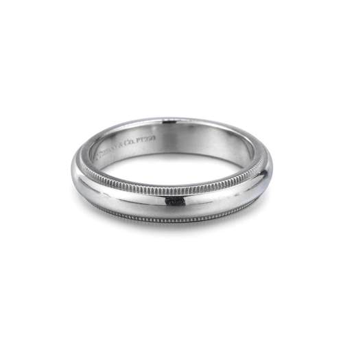 95新二手正品Tiffany（蒂芙尼）铂Pt950戒指