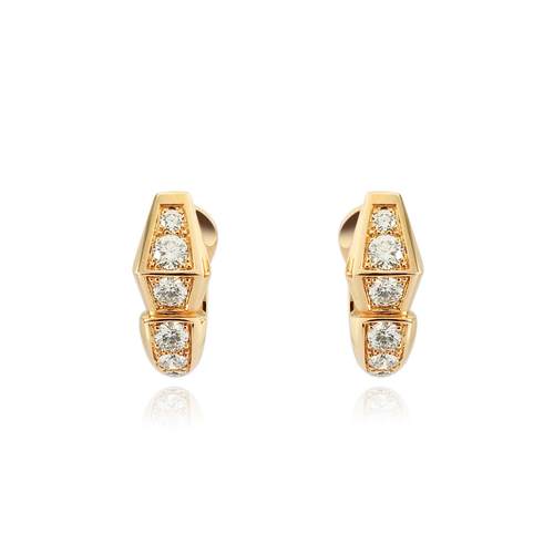 Bvlgari（宝格丽）18K金钻石耳饰