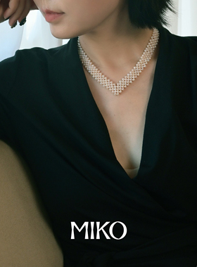 夏季上新时尚蕾丝珍珠项链女choker小众设计高级感18K金气质百搭