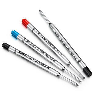 摩登MODERN签字笔笔芯 G2-66配件用品宝珠中性水笔替芯0.5mm和0.7