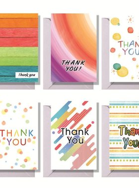 thank you card竖版感谢卡英文 gratitude thankyou卡片 thanks