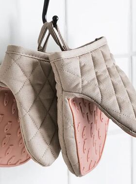 1PC Silicone Anti-scalding Oven Gloves Mitts Potholder Kitch