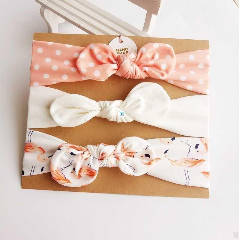 3pcs/set Baby Headband Girls Hair Accessories Cotton Rabbit