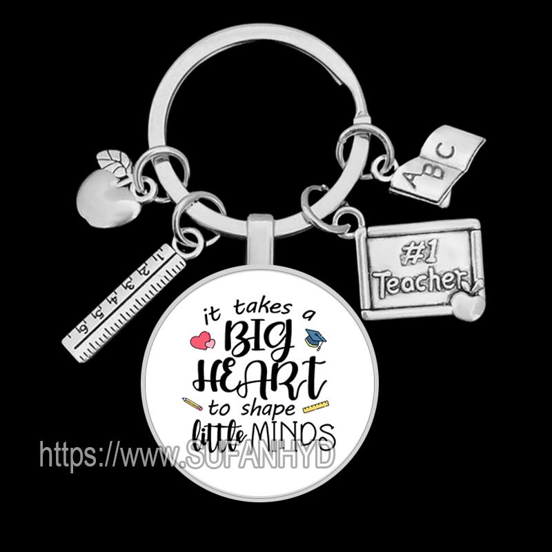 New Teacher Keychain Teacher's Day Gift Keycha House Ke