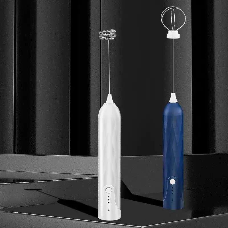 1 PCS Electric Egg Beater 3 Speeds Milk Frother Portable USB