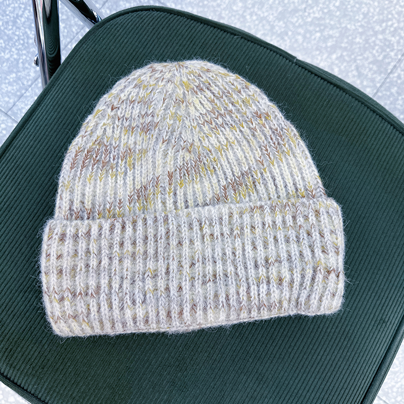 韩国代购东大门冬季新款韩版糖果渐变色包头针织帽甜美可爱毛线帽