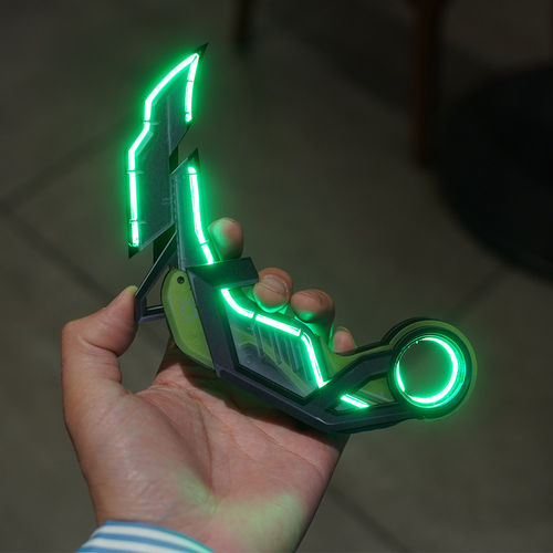 RGX显卡爪刀无畏契约周边Valorant模型Cosplay道具发光武器未开刃