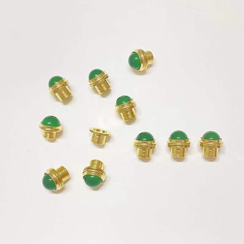 葫芦嘴镶口配件文玩小葫芦龙头盖子 手捻葫芦铜镶口 铜头 工艺鼻