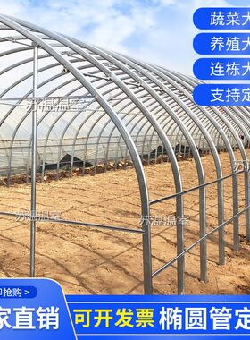 温室大棚骨架钢管家用蔬菜种植连栋钢架大棚配件养殖大棚全套养猪