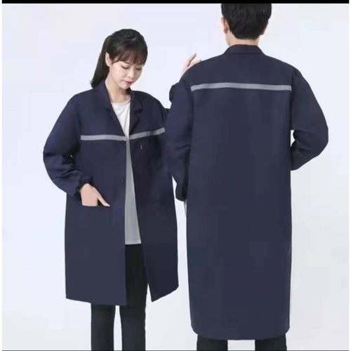 长袖工作服大褂耐脏加厚男长款耐磨冬天干活搬运劳保服制防尘罩衣