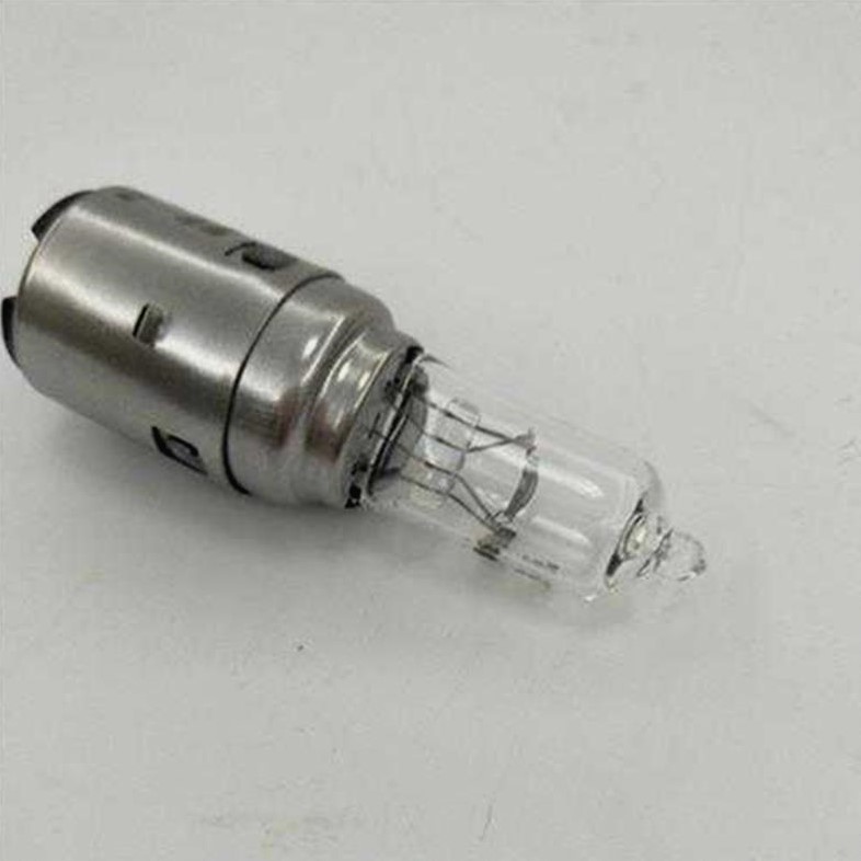 摩托车大灯泡佛山照明双爪车灯前照明灯泡12V35W黄白光高亮度灯泡