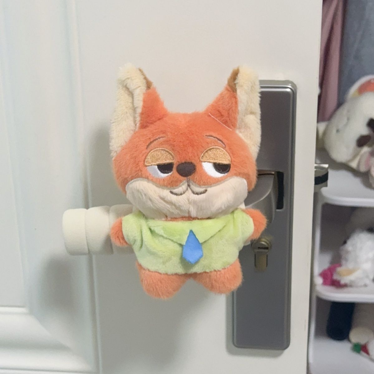 疯狂动物城门把手保护套尼克兔子玩偶卧室门儿童房门把手保护套