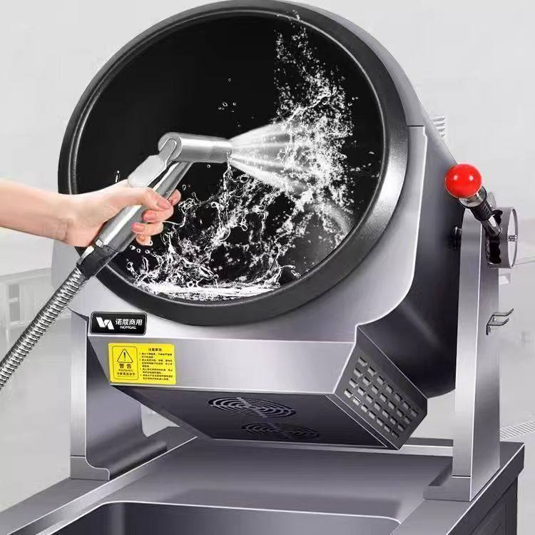 自动炒菜机炒菜机器人商用大型滚筒炒饭炒粉全自动翻炒智能