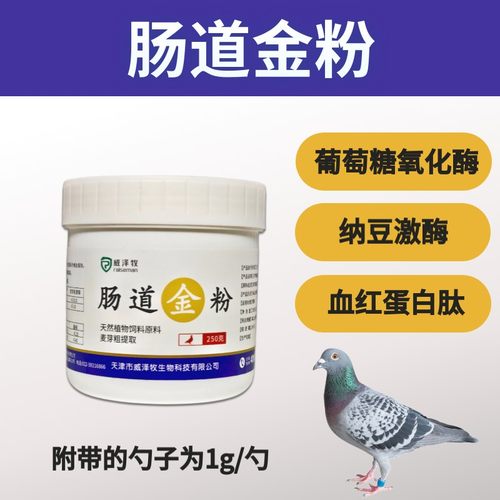 【赛鸽一姐】威泽牧肠道金粉250g调理肠道