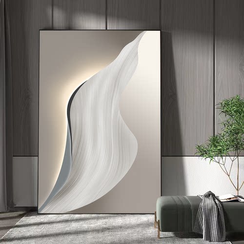 高级感客厅玄关壁画现代简约挂画大气沙发背景墙装饰画抽象落地画