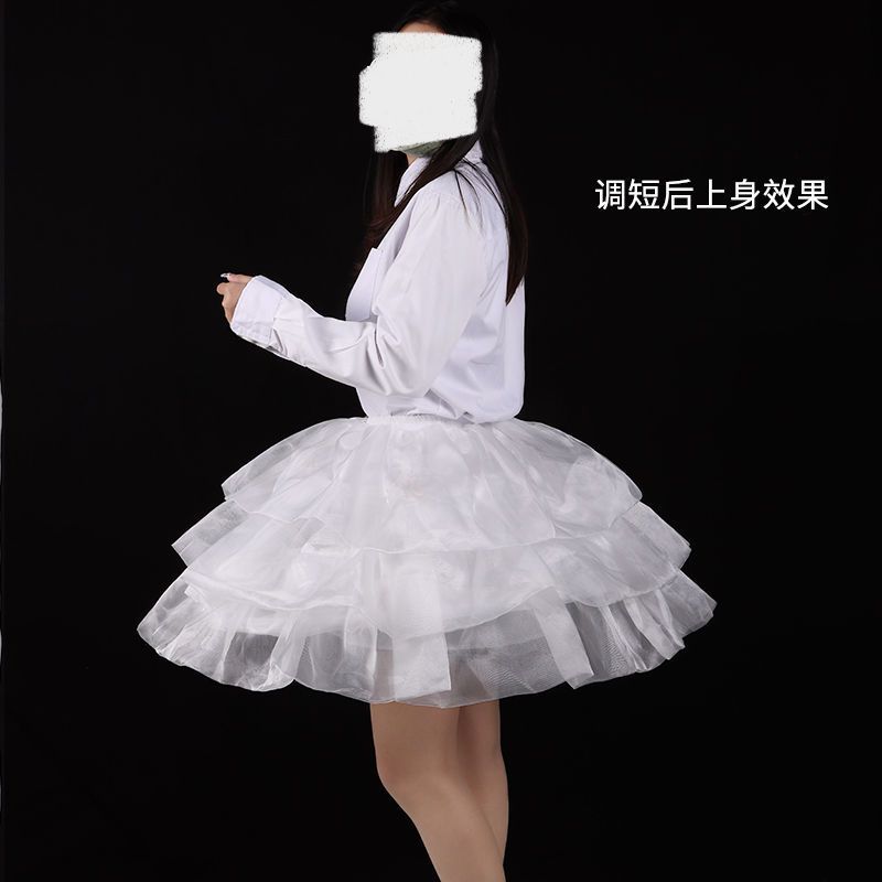 鸟笼鱼骨调节撑裙撑洛丽塔蓬蓬裙超蓬撑可暴力lolita长短日常